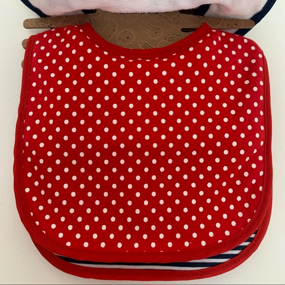 Patriotic Bibs/Socks Set My Very First 4th of July - Picture 2 of 6